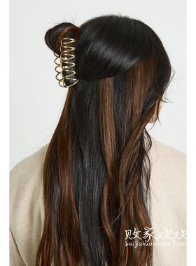 英国代购正品12.13 名品Boohoo 饰品新款 金色设计个性抓夹