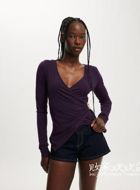 英国代购正品10.04 2025潮流导向 女装新款 时尚长袖舒适打底衫