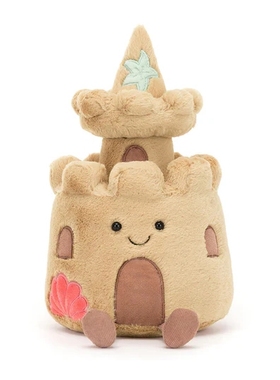 国内现货秒！07.08 jellycat Amuseable Sandcastle 海滩沙滩城堡