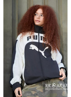 英国代购正品04.01 名品UO 女装新款 拼接拉链开衫运动衫