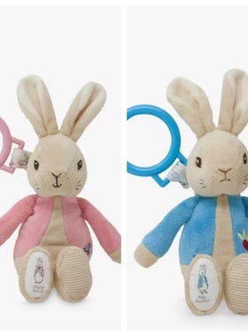 英国代购正品08.01 Peter Rabbit Flopsy 彼得兔子挂件 毛绒玩偶