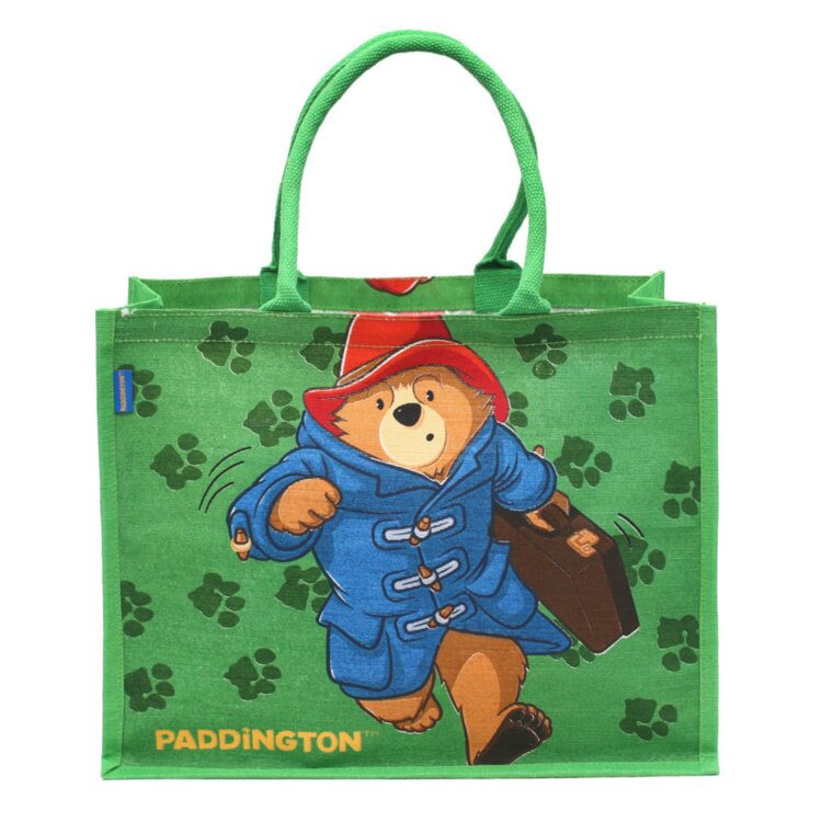 英国代购正品08.27 Paddington Bear帕丁顿熊绿色托特包