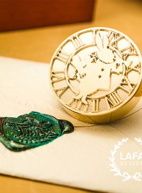 Lafa火漆印章来图定制个性压纹印章定制印章结婚请柬个性封蜡印章