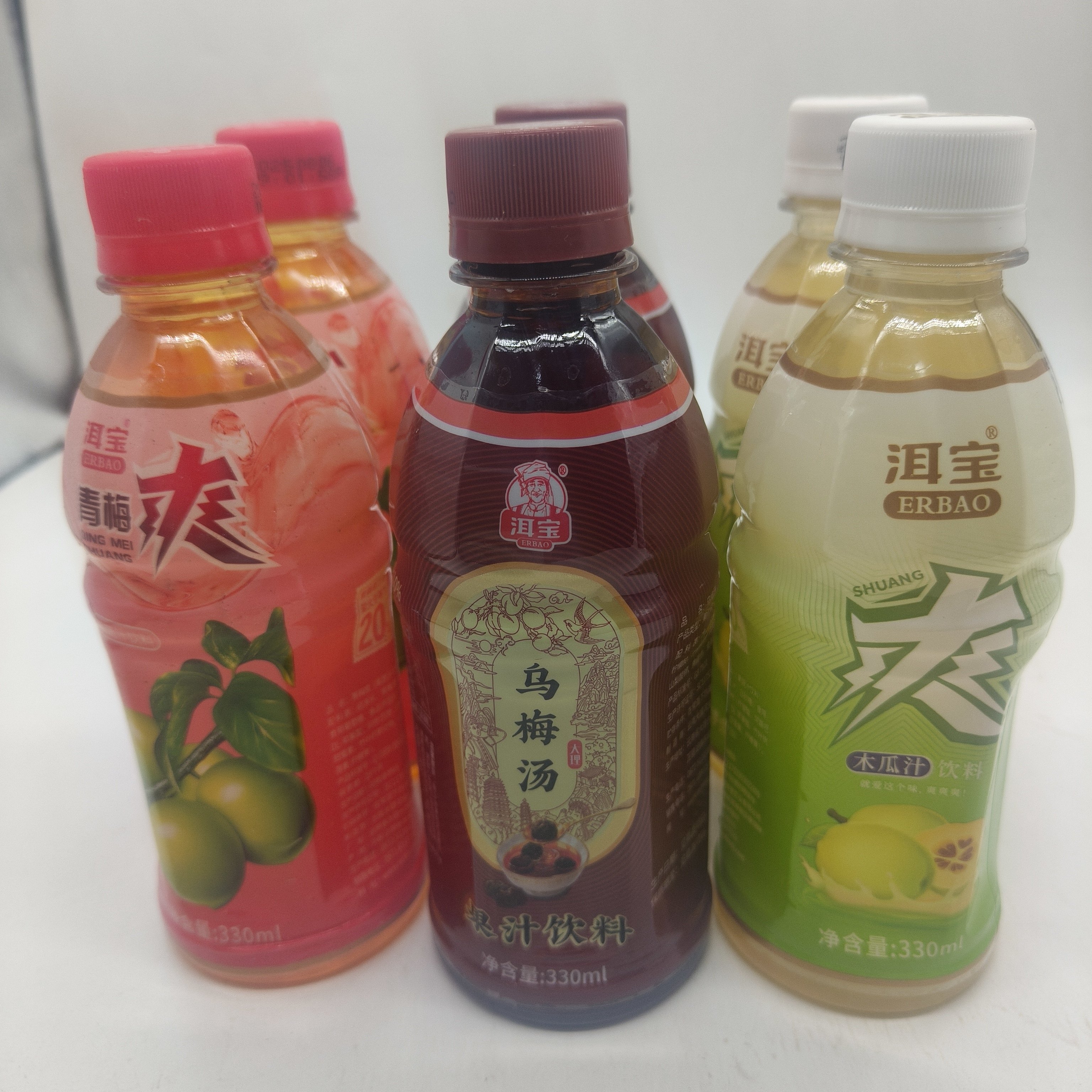 云南大理特产洱宝青梅爽柠檬汁木瓜汁饮料果蔬果味梅子含糖酸甜新