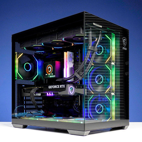 RGB全侧透RTX5070TI组装电脑台式