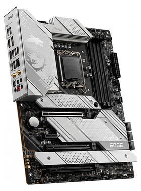 微星刀锋钛MPG Z690 EDGE TI WIFI DDR5白色铠甲电竞游戏电脑主板