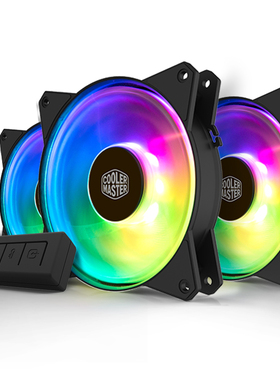 酷冷至尊 MF120 ARGB温控静音台式机箱散热器cpu风扇12cm 14cm