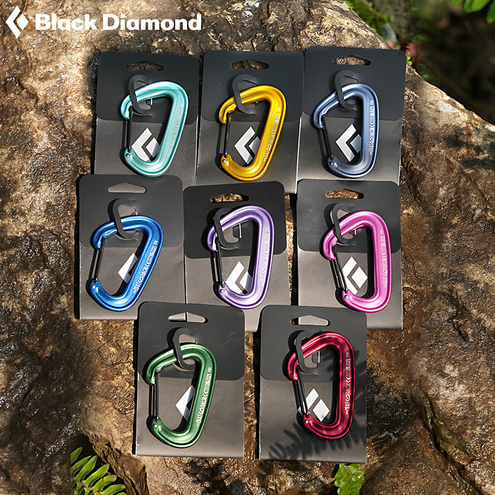 BlackDiamond黑钻BD户外攀冰登山徒步工具锁扣轻量钢丝快挂210235