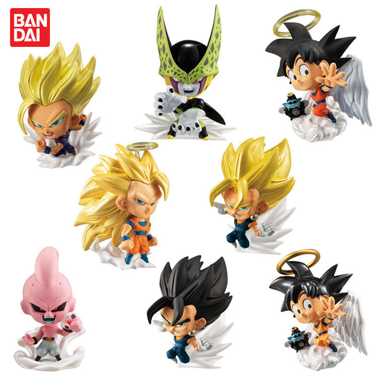 正品万代食玩盒蛋 龙珠 超战士 小型人偶系列4 魔人布欧(纯粹)