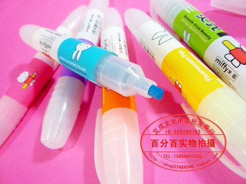 晨光文具 晨光米菲香味荧光笔 粗头 斜头荧光笔 涂鸦笔 MF-5301