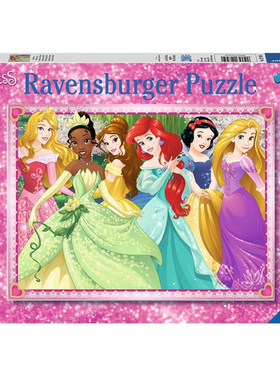 睿思ravensburger女孩 迪士尼公主 200片 德国进口儿童拼图12745