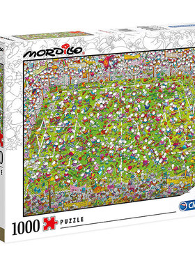 Clementoni 疯狂足球 莫迪洛1000片意大利进口益智拼图玩具39537