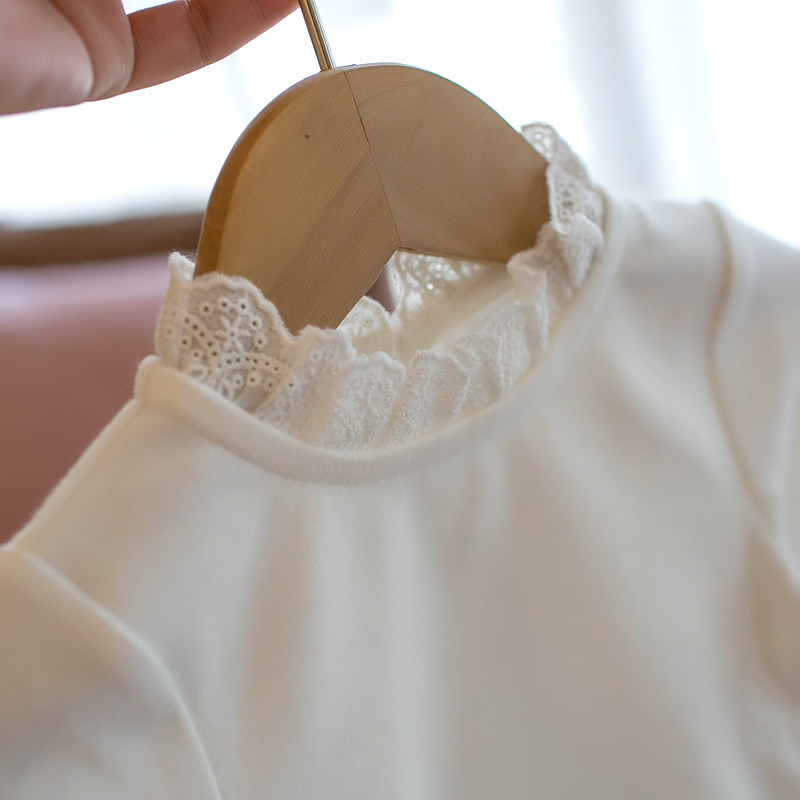 韩版婴童打底衫女宝宝春秋装婴儿公主白色内搭棉质半高领上衣T恤,童装/婴儿装/亲子装,T恤,淘宝优惠券,粉丝福利购,淘宝优惠卷