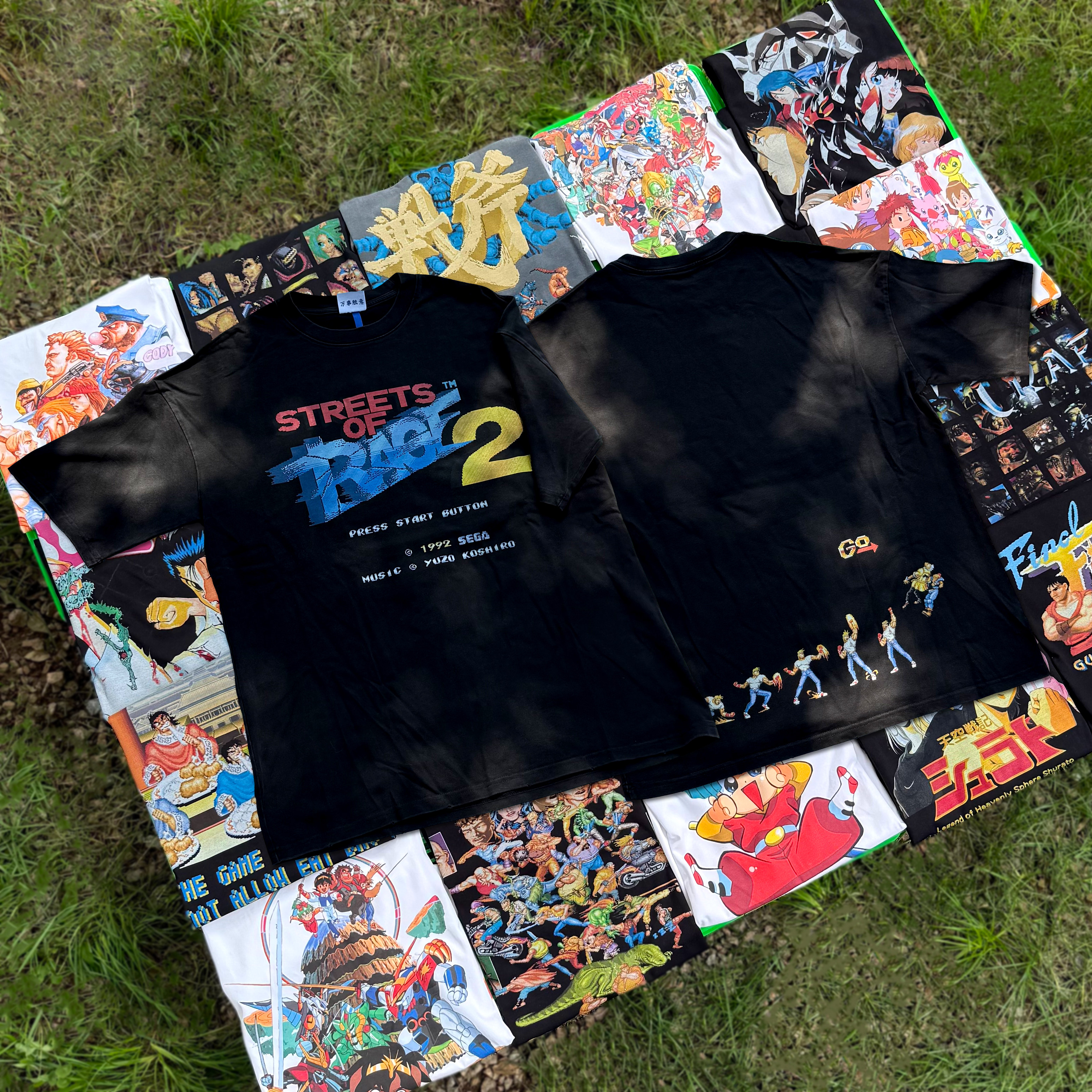【原创】8BIT 风格 FC怒之铁拳 复古游戏T恤手绘像素创作短袖上衣