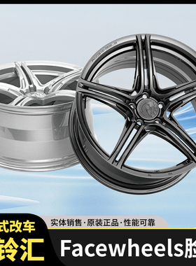 FACEWHEELS脸圈 FW170款定制锻造轮圈一片式适用德系日系美系车