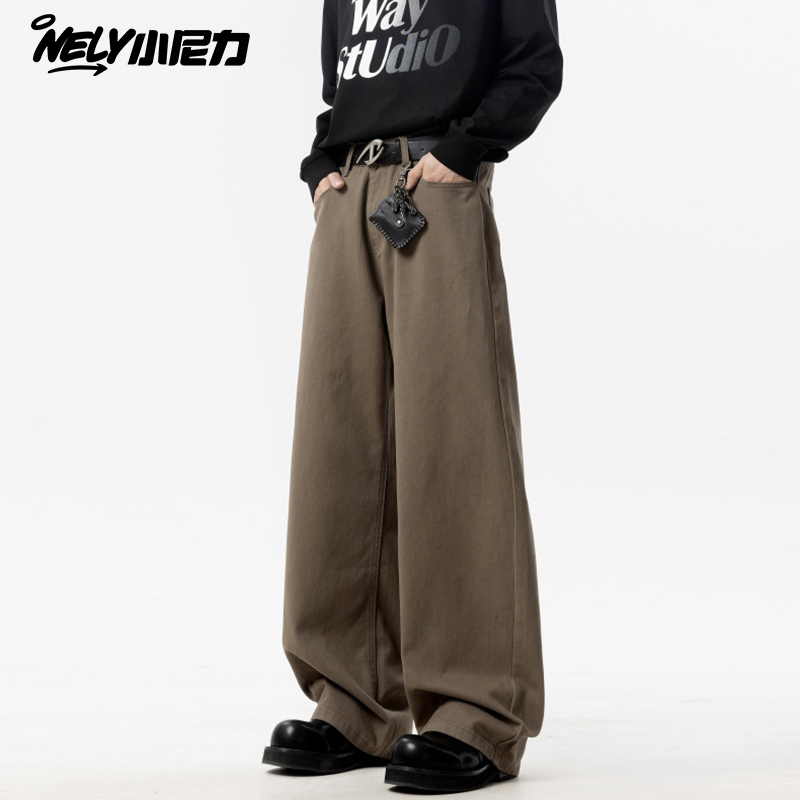 小尼力潮牌工装运动长裤