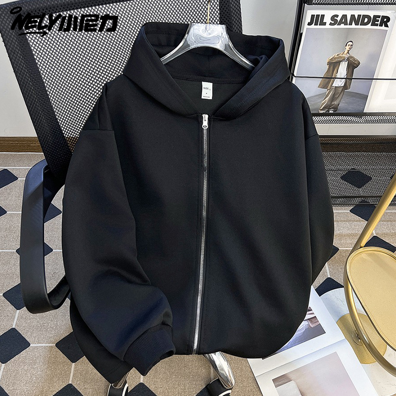 小尼力拉链开衫卫衣外套