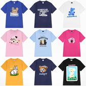 重磅情侣可爱印花T恤bf 男女动物图案潮流半袖 ins夏季 oversize短袖