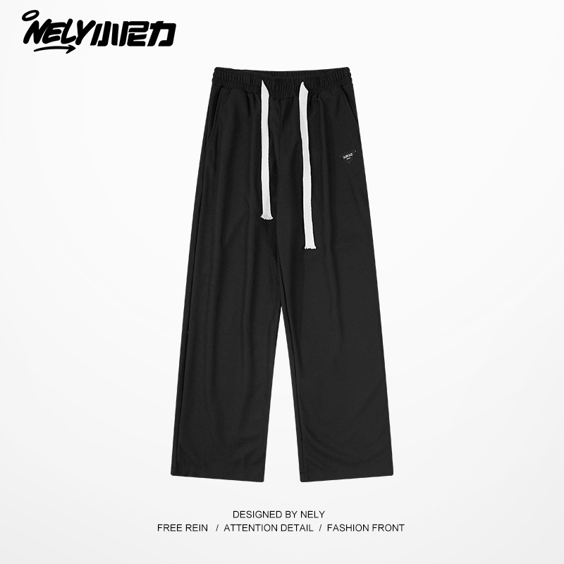 小尼力复古潮牌运动长裤