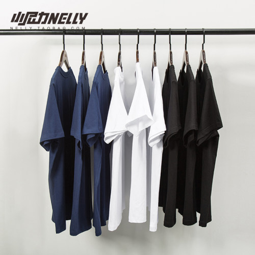 潮牌纯棉新款短袖t恤宽松情侣装