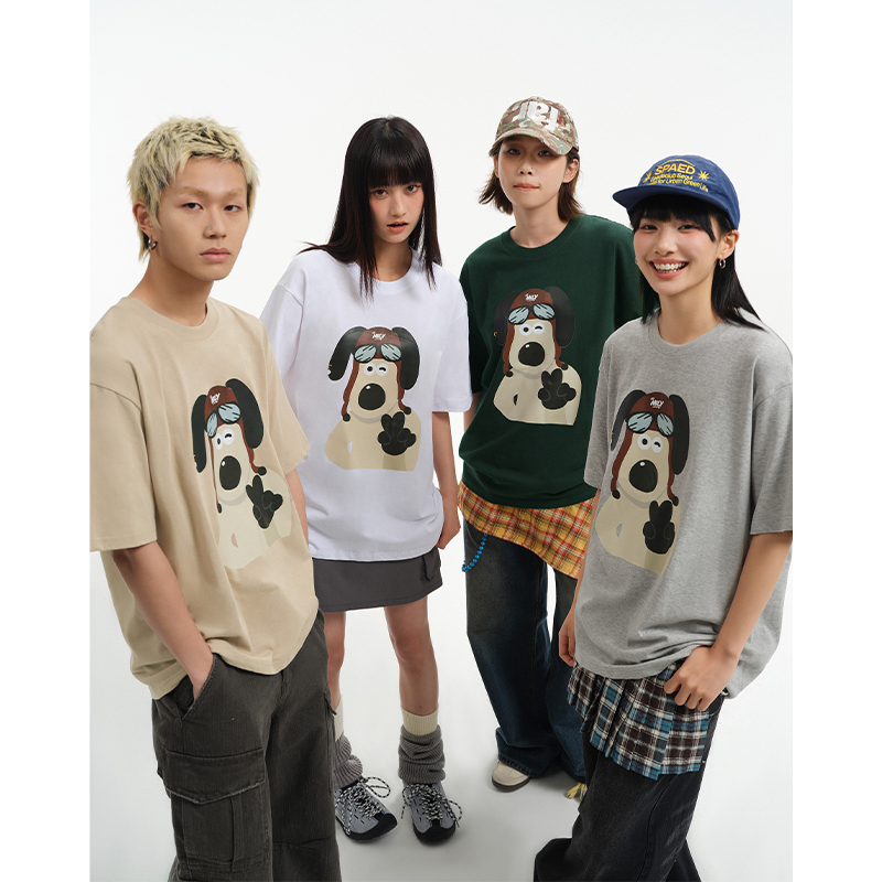 小尼力夏季嘻哈男女宽松短袖T恤