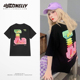 短袖 T恤男女日系卡通宽松大码 bf休闲潮流韩版 ins潮牌夏季 半袖 体恤