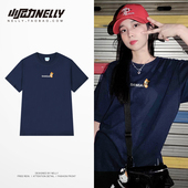 重磅圆领纯棉宽松情侣装 新款 bf风 T恤男女夏季 ins潮牌卡通小狗短袖