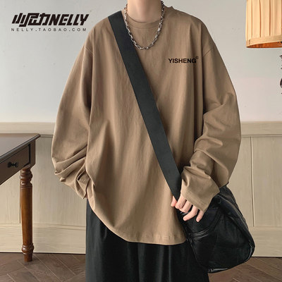 长袖T恤HEYBIG嘻哈男女休闲印花