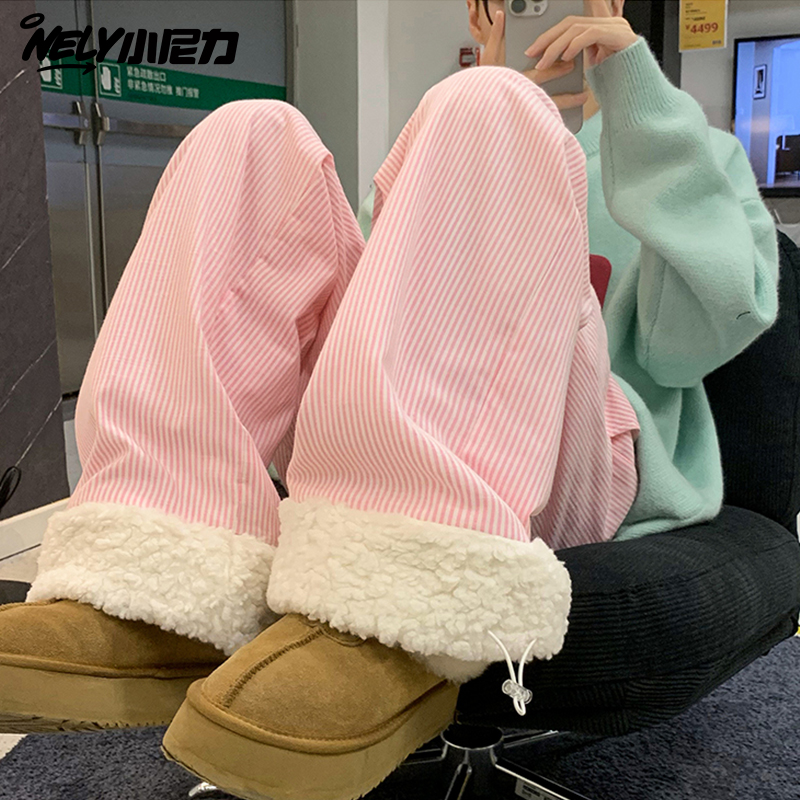 小尼力复古灯芯绒长裤