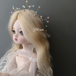 bjd头饰六分娃头饰 blythe小布娃发箍花环满天星头饰娃娃发饰