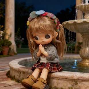 彩色钮扣发箍zsiga发箍 嘎子姐发箍 blythe头饰小布 bjd头饰三分