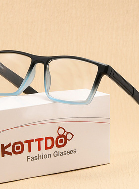 新款时尚老花镜男个性复古运动款超轻高清弹簧腿眼镜女士眼镜批发