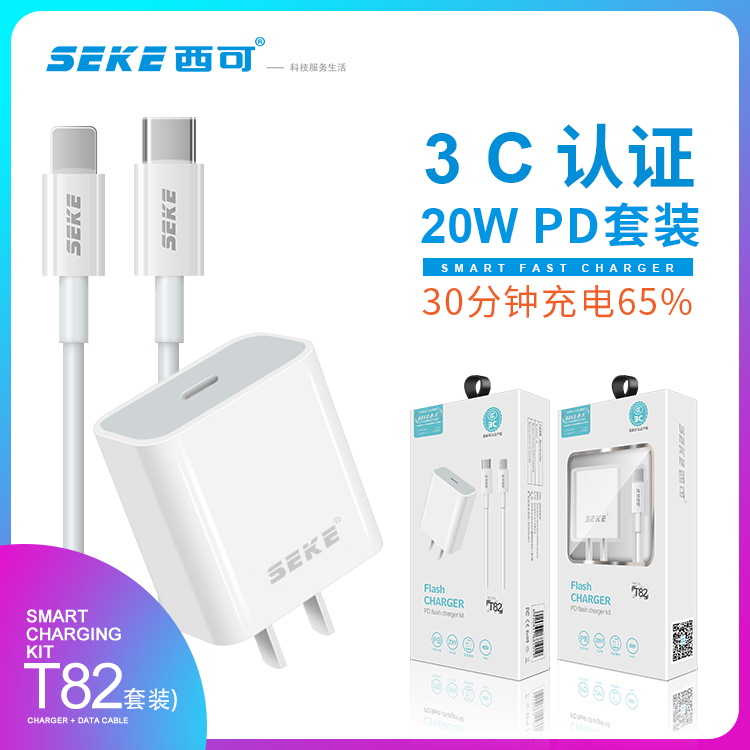 PD快充20W充电器XSMax数据线