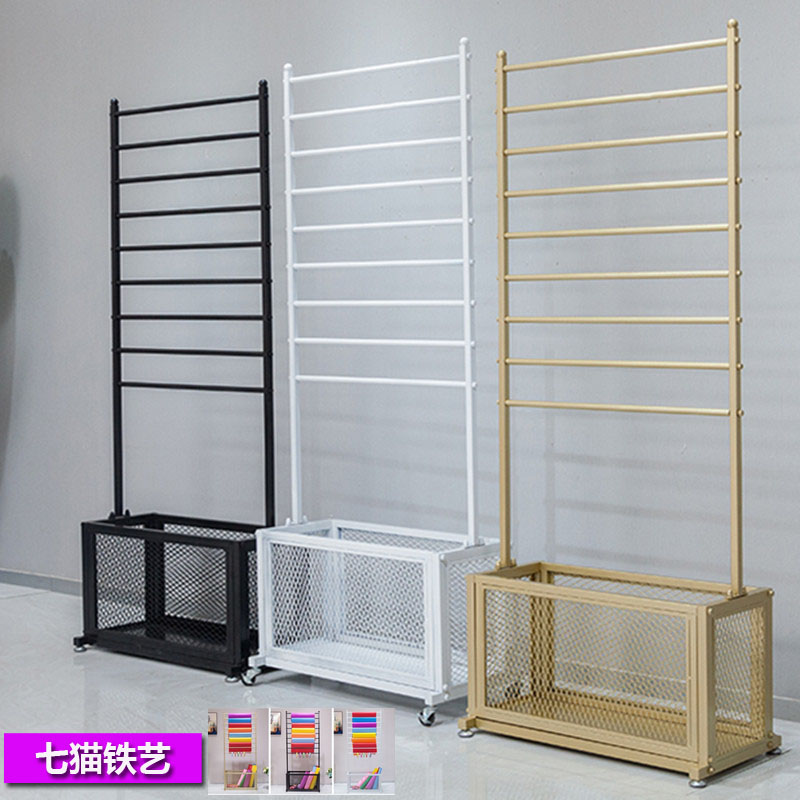 鲜花包装纸落地式丝巾多层展示架图片