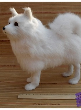 生日礼物 送女生 仿真狗狗大号公仔萨摩耶狗玩具生日礼物玩具狗