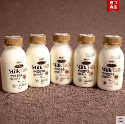包邮韩国牛奶进口延世新鲜牛奶牧场牛奶223Ml*5瓶牛奶 每周四发