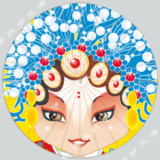 拍照道具彩绘动漫装饰伞