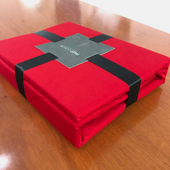 婚事喜房辅配搭 纯色简约纯棉全棉4四件套大红正红色喜庆好运事成