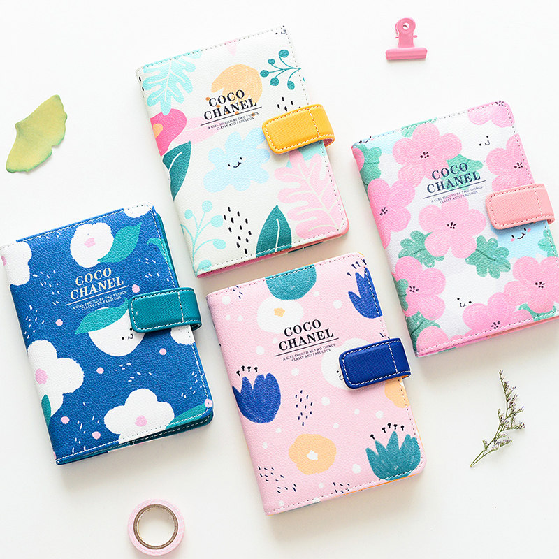 号角可爱皮面笔记本文具创意手账本学生小清新记事本子日式手帐本