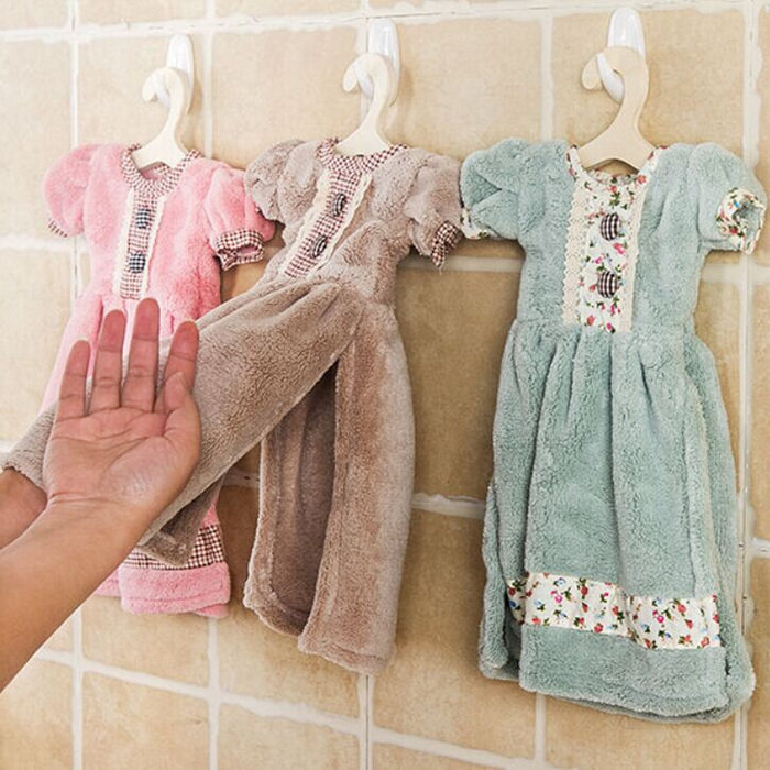 包邮 珊瑚绒 小公主裙子连衣裙 擦手巾干手 强吸水不掉毛 送衣架|ruв категории начало ежедневно, полотенце/полотенце/халат, полотенце/платок - от Buy2taobao.com для оказания профессиональной услуги покупки агента Taobao