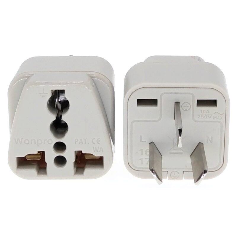 正品wonpro稳不落国标澳标三扁万能转换插头港版国外电器中国用