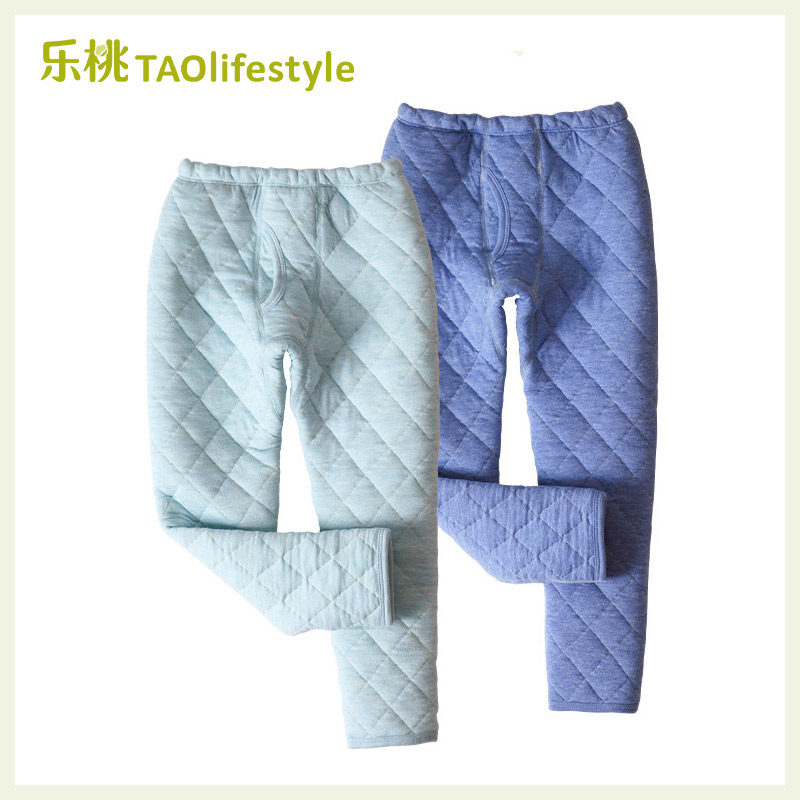乐桃有机棉质儿童加厚夹丝保暖裤青少年学生冬季夹棉秋裤,童装/婴儿装/亲子装,保暖裤,淘宝优惠券,粉丝福利购,淘宝优惠卷