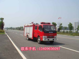东风轻卡3吨水罐消防车程力双排城市安防小区防火森林抢险救援车