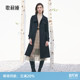 外套女1B1L6L500 精纺羊毛可调节收腰风衣中长款 歌莉娅秋季 新款