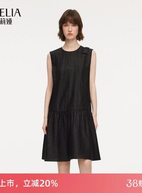 歌莉娅春季新品18姆米香云纱连衣裙1F3R4K640