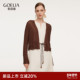 歌莉娅春季 新品 天丝桑蚕丝针织外套1F2C6J740