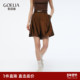 直降3折 子 流行穿搭小个子五分裤 歌莉娅真丝短裤 女夏季