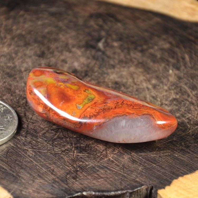 特价紫罗兰色天然北票战国红缟玛瑙小手把件B16男女处女座幸运石