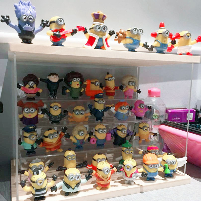 통관 맥도날드의 장난감 장식품 모델 어린이를위한 손으로 만든 인형 소년과 소녀 귀여운 플라스틱 인형 손으로 만든 선물