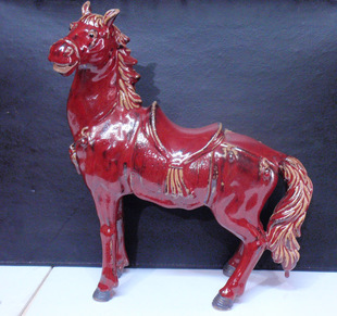 石湾公仔陶瓷工艺品家居摆设喜庆马艺术饰品风水马到成功礼品摆件